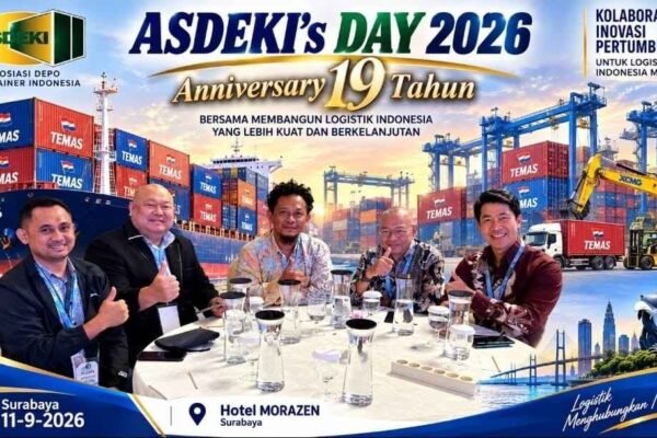 Ketua DPW ASDEKI Nuhgrahi Mawan Hadiri ASDEKI’s Day 2026, Dorong Kolaborasi Perkuat Logistik Indonesia